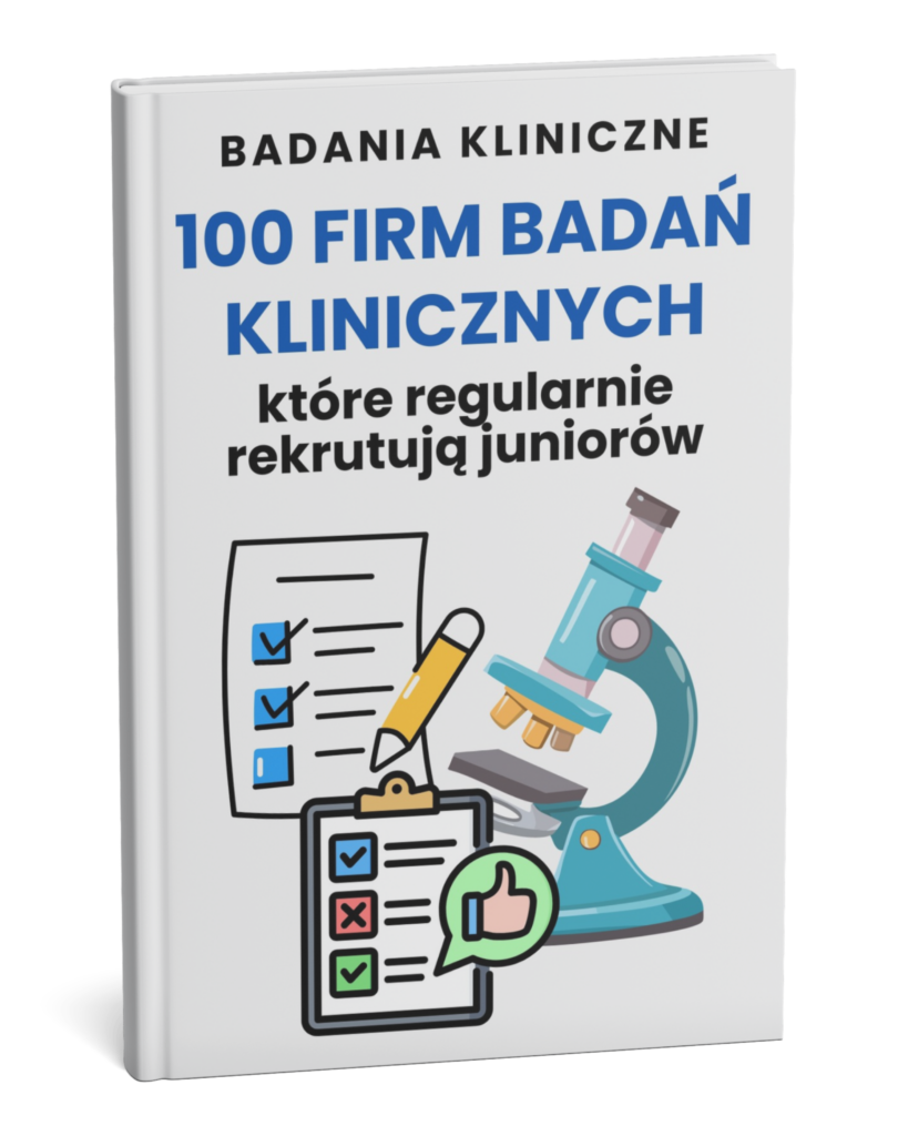 E-book: 100 firm, które aktywnie rekrutują juniorów w Badaniach Klinicznych 2026