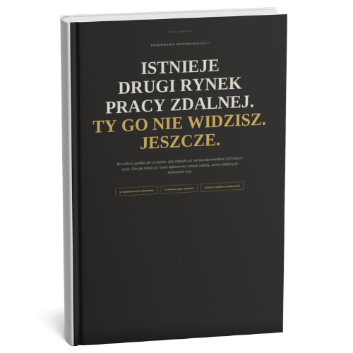 Zobacz oferty pracy zdalnej, o których nie wiesz - przewodnik wprowadzający Pani Kariera